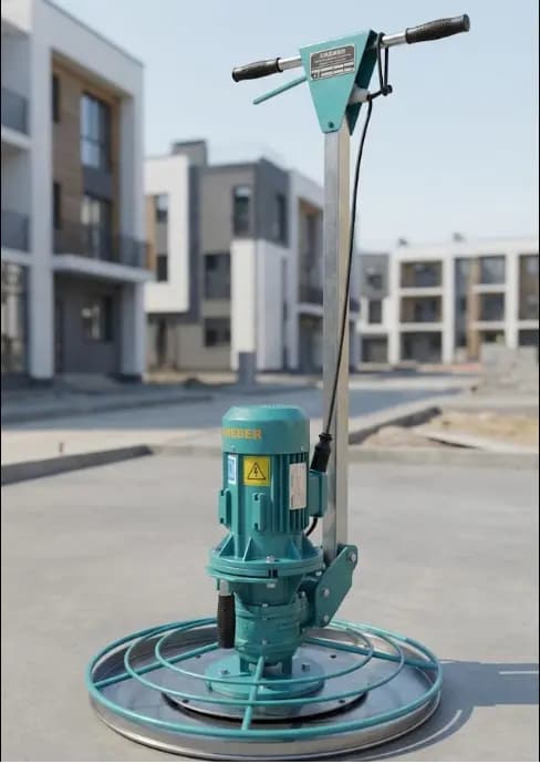 Оборудование для полусухой стяжки: Kreber K600 - Затирочная машина